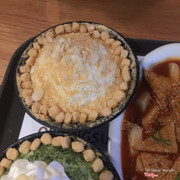 Okbingsul ngũ cốc với bánh gạo. Ngon lắm vị sữa thơm ngon ngọt 