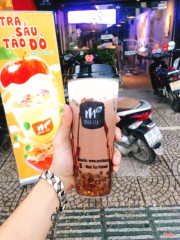 Trà chocolate macchiato,vị hơi đắng nhẹ của chocolate và vị đậm đà của trà,best