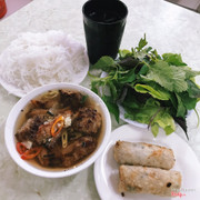 Bún chả + Nem