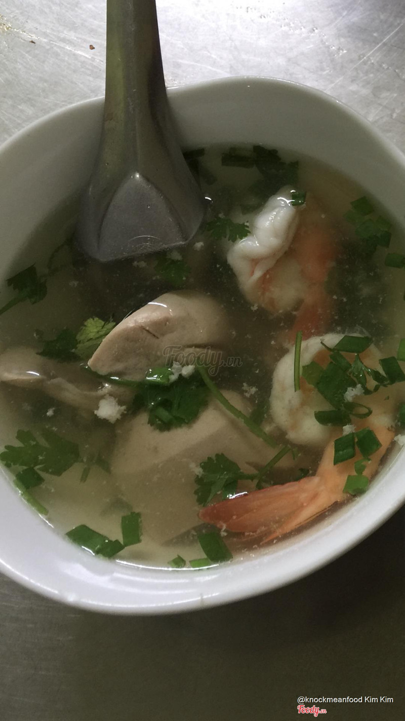 Nước súp tôm cật