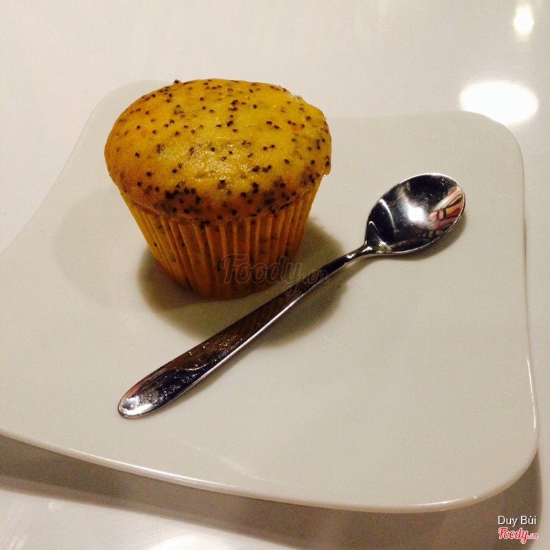 Orange Poppy Seed Muffin.