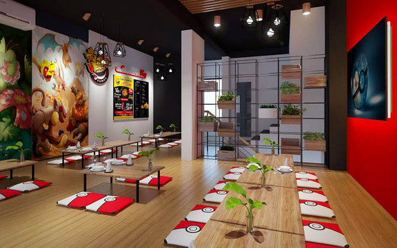 Pokemon Kay - Mì Cay 7 Cấp Độ & Gà Rán