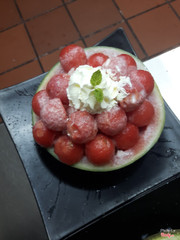 bingsu dưa hấu