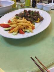 Khoai tây nguội và cứng ngắt