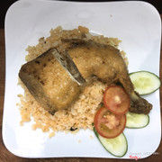 Cơm gà xối mỡ