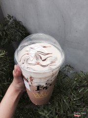 36k 1 ly machiato size L thêm thạch caramel. Uống thay cơm luôn :). 