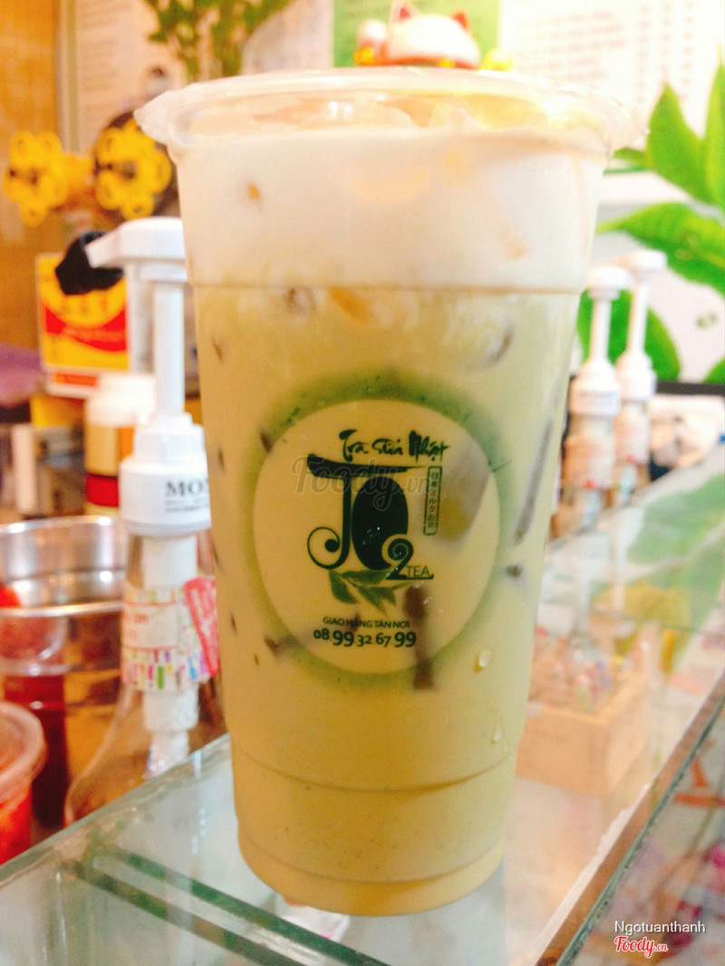 Trà sữa matcha Machiato