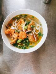 Bánh canh cá lóc chả cua 😍 Ngon thật