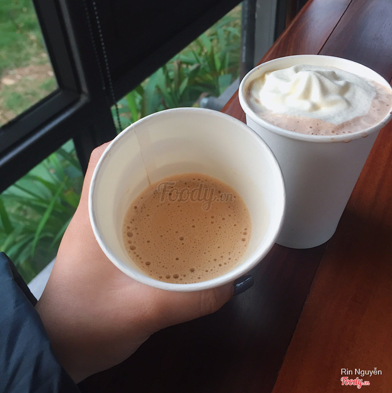 Bạc xỉu nóng + chocolate latte nóng