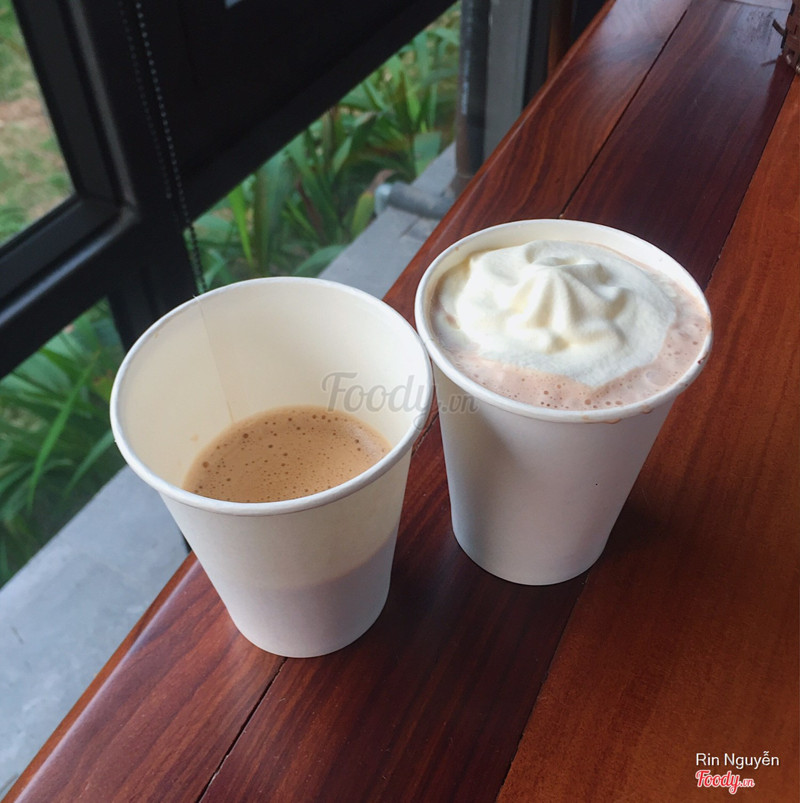 Bạc xỉu nóng + chocolate latte nóng