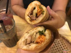 Chicken and BBQ Pork Banh Mi