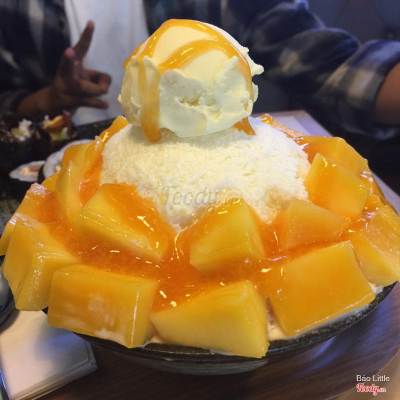 bingsu đào