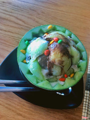 bingsu dưa lưới