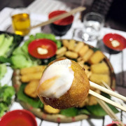 Khoai lang viên chiên