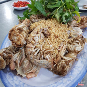 tôm tích cháy tỏi