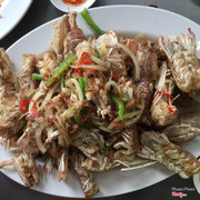 tôm tích rang muối