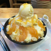 bingsu đào