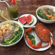 Combo 265k: 1 Cua Cà Mau + 2 Bún Hải sản