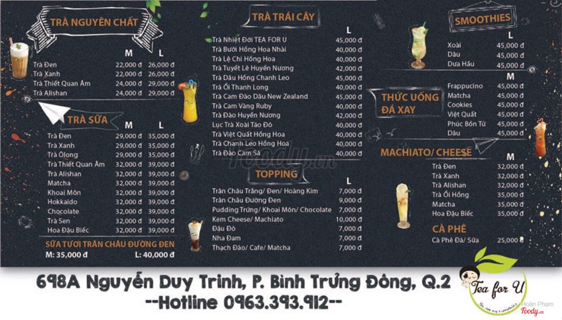 Menu đa dạng, ship tận nơi