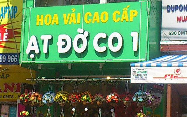 Hoa Vải Cao Cấp Ạt Đờ Co 1