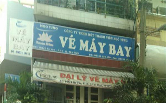 Đại Lý Vé Máy Bay Ngô Tùng - Ba Vân