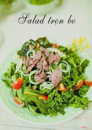 Salad kale+ Swiss chard + salad korea hữu cơ mix trộn dầu giấm từ tắc Hc