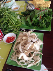 Rau rất sạch & tươi. 