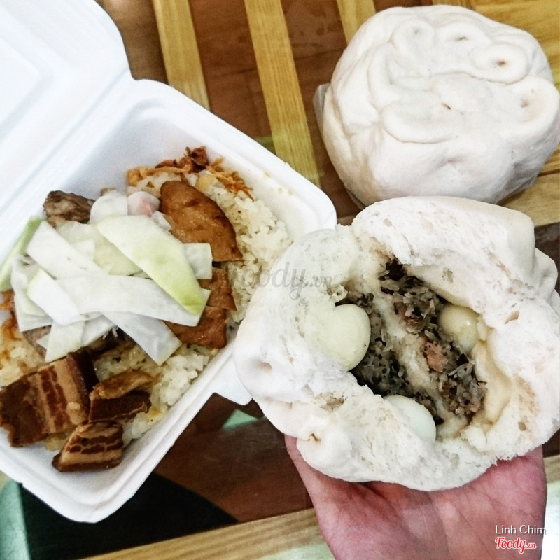 Xôi và bánh bao