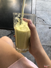 Sinh tố bơ nha đam cốt dừa