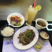 set ba chỉ bò xào hành tây
