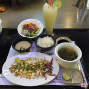 Set mực nướng teppan