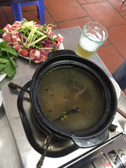 món mới dạ dầy om tiêu xanh bò nhúng