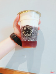 Hồng trà macchiato 