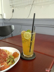 Mojito chanh dây + Mỳ Ý