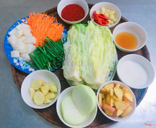 Kim chi nhà làm 70k/kg