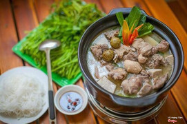 Canh sườn sấu