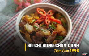 Cơm ba chỉ rang cháy cạnh 25K