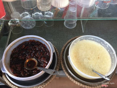 Đậu đỏ và chè bắp