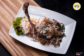 Cá thác lác rang sả