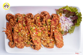 Tôm mũ ni rang muối Hongkong