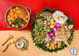 Lẩu riêu cua gà