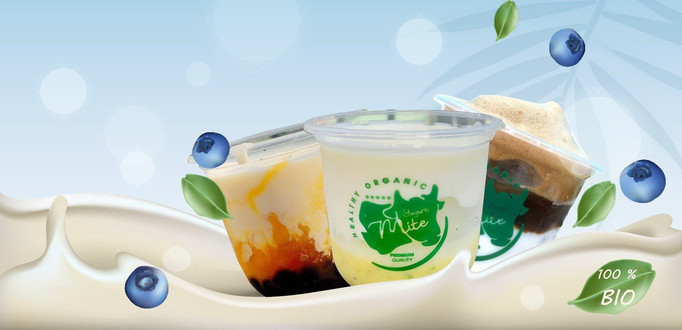 Mite Yogurt - Sữa Chua Nếp Cẩm & Sữa Chua Kem