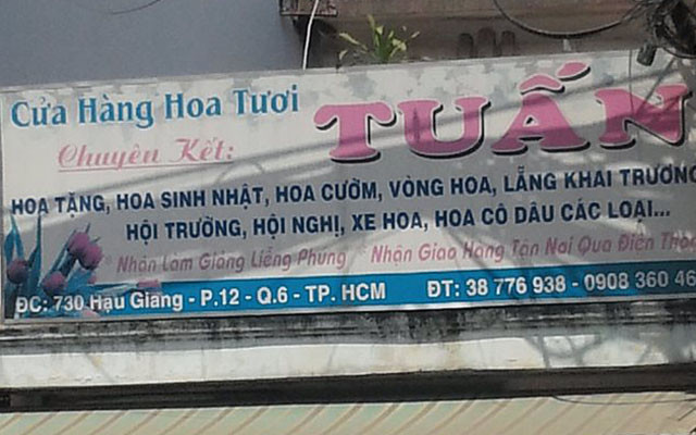 Hoa Tươi Tuấn - Hậu Giang