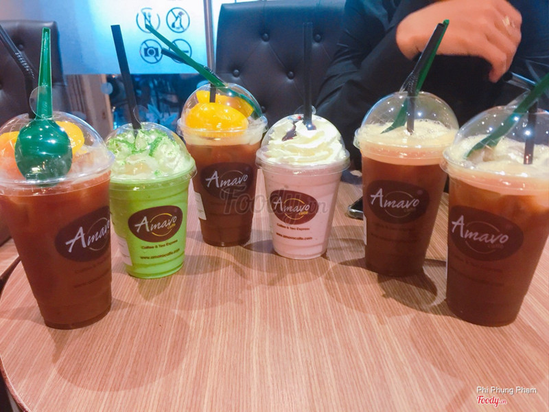 Trà đào - trà vải - đá xay