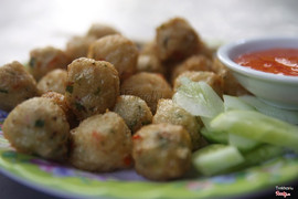 1 xiên bò hoặc nướng giá  5k