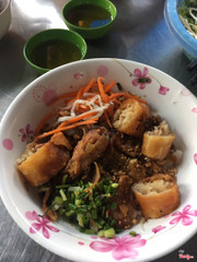 bún chả thịt nướng