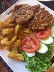 Sesame pork -- tasted like a cracker