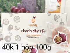 Chanh dây sấy dẻo Jandy
40.000/ 1 hộp 100g gồm 16 miếng mứt chanh dây tròn nhỏ