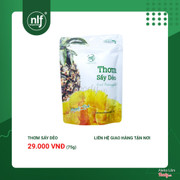 Thơm sấy dẻo
29.000/ 1 bịch 75g