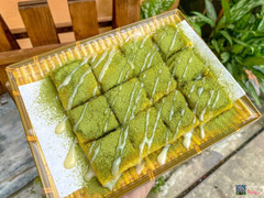 Bánh chuối thái Lan vị matcha